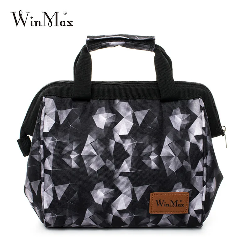 XWI5-017 Winmax Термосумки для обедов, сумка для женщин и мужчин, Офисная пищевая свежая сумка для охлаждения воды, изолированный контейнер, переносная сумка на 1-2 человека - Цвет: XWI5-017