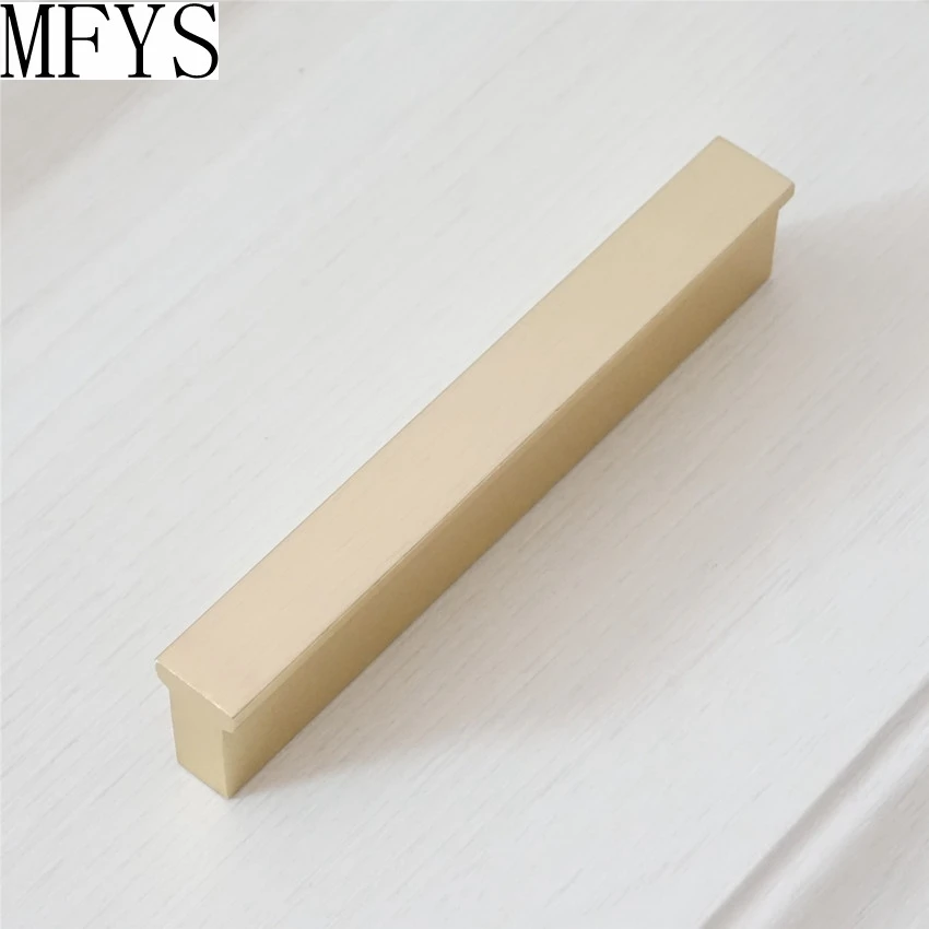 Ручки из матового золота и латуни ручки для ящика дверца кухонного шкафа