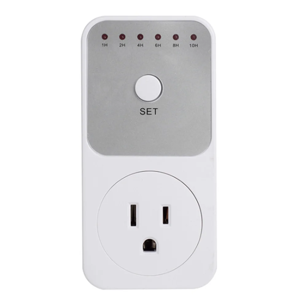 Штепсельная Вилка американского стандарта электроэнергии Мощность измерительная розетка 10Hr таймер обратного отсчета интеллигентая (ый) настройка времени переключатель таймера Управление разъем