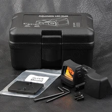 Мини rmr стиль 1x красный точечный прицел для планки Пикатинни и