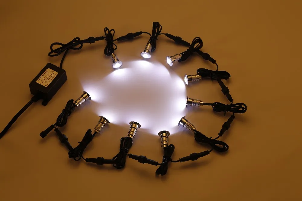 10 шт. палубный светильник для сада торгового центра ступенька лестница пейзаж