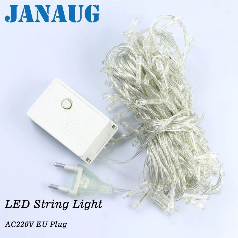 Outdoor Luces de cadena 5M 10M 20M 30M 50M 100M Led Garland String Fairy Light 8 Modes Christmas Holiday Wedding Party | Лампы и