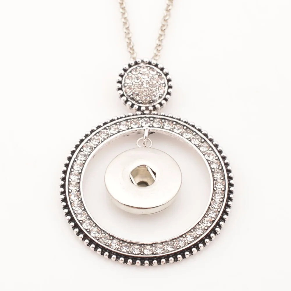 Новое поступление ожерелье с кнопкой браслет Под Старину Подходит 18 мм DIY кнопки