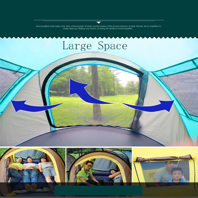 2019 Ультралегкая портативная палатка для кемпинга водонепроницаемая