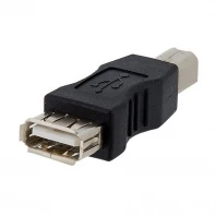 USB 2 0 A Тип мама к B папа BM адаптер для сканера принтера черный разъем | Электроника