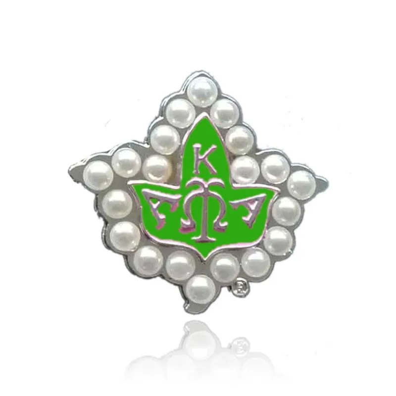 green pin 02 TOPVESKO Aka лист плюща ожерелье lapen Pin - Окраска металла: green pin 02