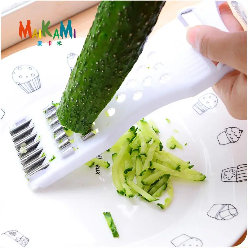 5 в 1 пластиковые овощные фруктовые Слайсеры резак лезвия из нержавеющей стали