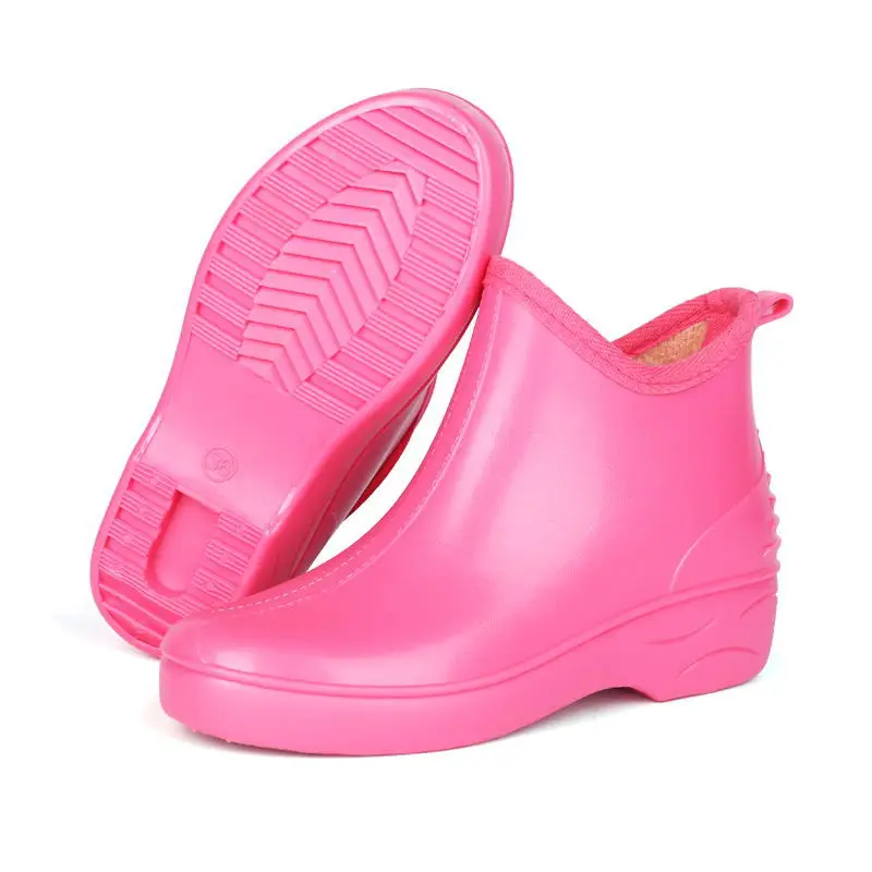 Aleafalling сезон весна зима женские резиновые сапоги непромокаемые кнопки