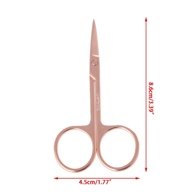 Нержавеющая сталь Макияж Ножницы Для Стрижки бровей резак для удаления ресниц