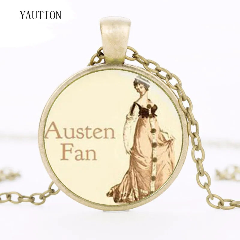 YAUTION 2020 новое ожерелье в стиле стимпанк Austen литературное ювелирное изделие Fan