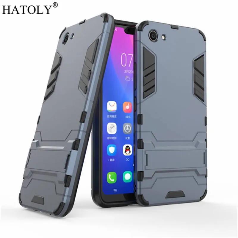 Защитный чехол HATOLY для BBK Vivo Y81 ударопрочный силиконовый Y83 твердый на заднюю
