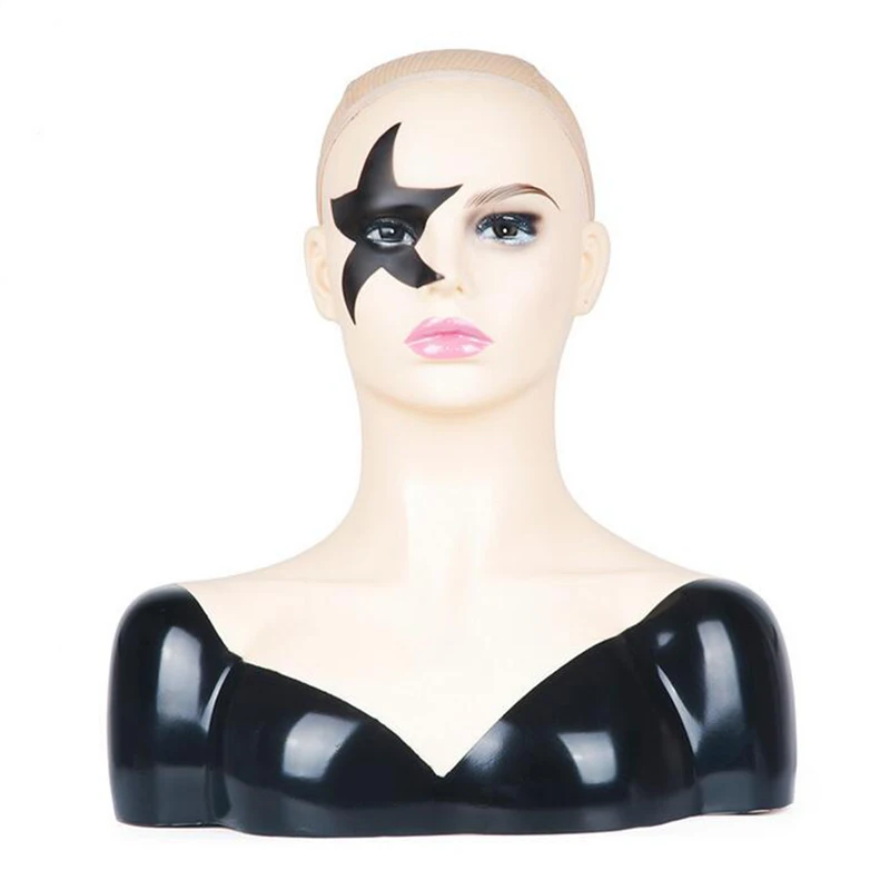 Новый высококачественный роскошный женский реалистичный манекен головы ПВХ - Фото №1