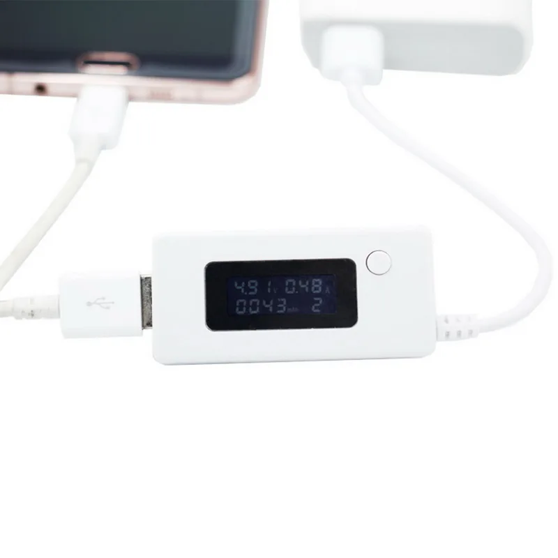 ЖК-дисплей мини-телефон USB тестер Портативный доктор напряжение измеритель тока мобильное зарядное устройство Емкость детектор Вольтметр Амперметр монитор