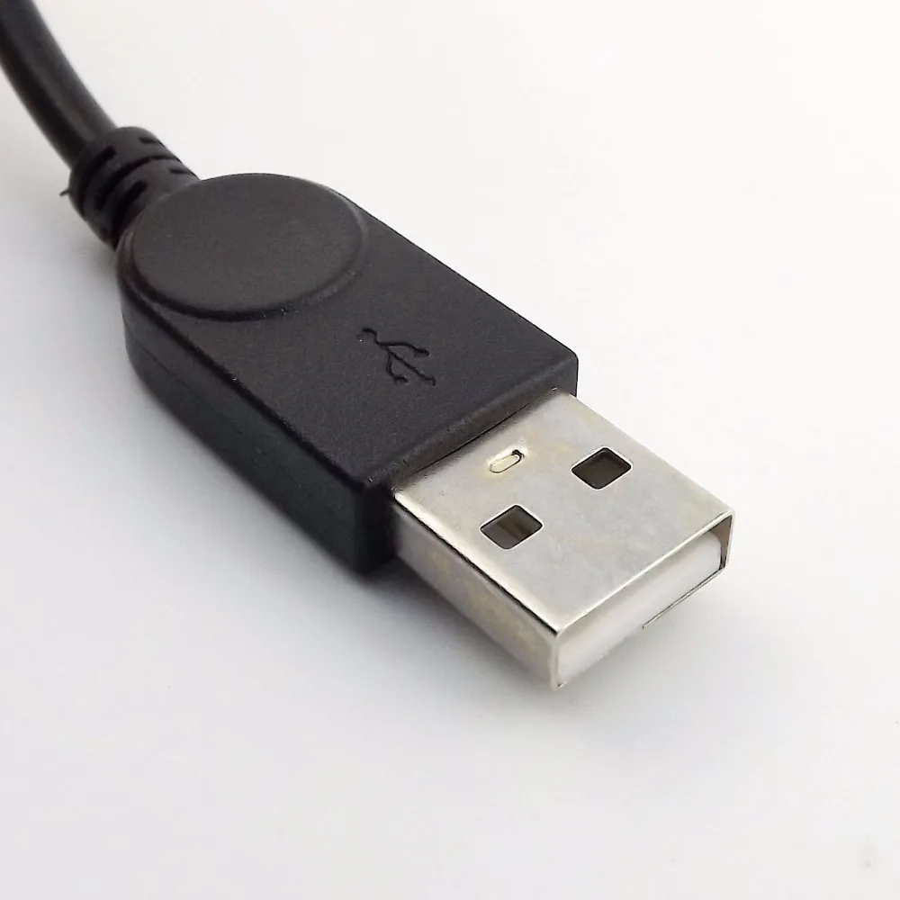 1 шт. Y образный кабель Разветвитель USB 2 0 штекер на штекера внешний мобильный