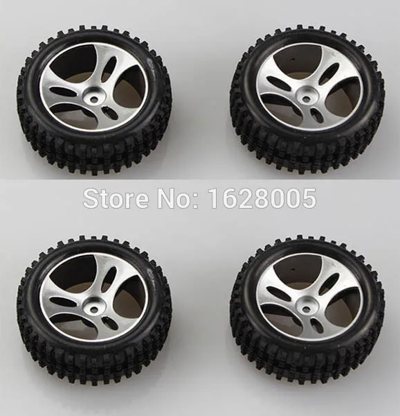 

4pcs/lot Wltoys A959 1/18 RC Car Spare Parts Tires Wheels A959-01