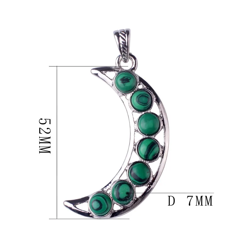 Модные ювелирные изделия парные брелоки с натуральными 7 чакрами каменные бусины