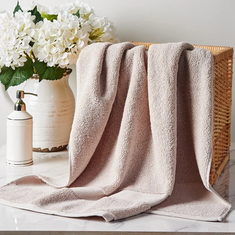 Банное полотенце из антибактериального хлопка 75x145 см 700 г | Дом и сад