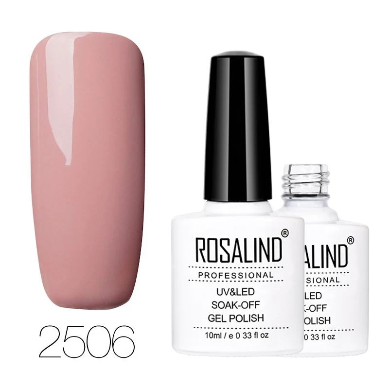2506 ROSALIND, 10 мл, 68 цветов, серия, Гель-лак для ногтей, Гель-лак для ногтей, гель-краска, замачиваемый, Vernis, полуперманентный, УФ-гель для ногтей - Цвет: 2506