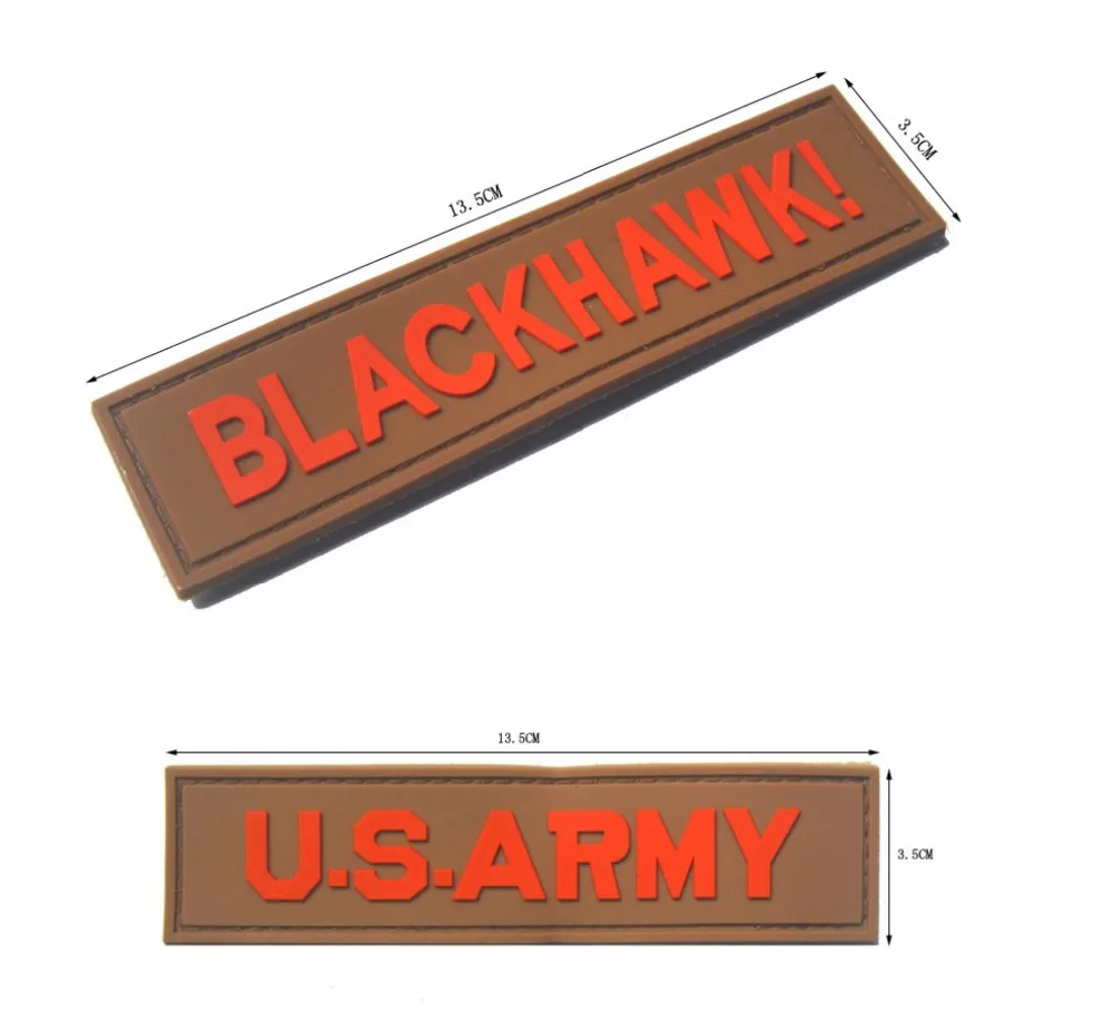 Резиновые Blackhawk патч 3D ПВХ США армейский Тактический бейдж Военная нарукавная