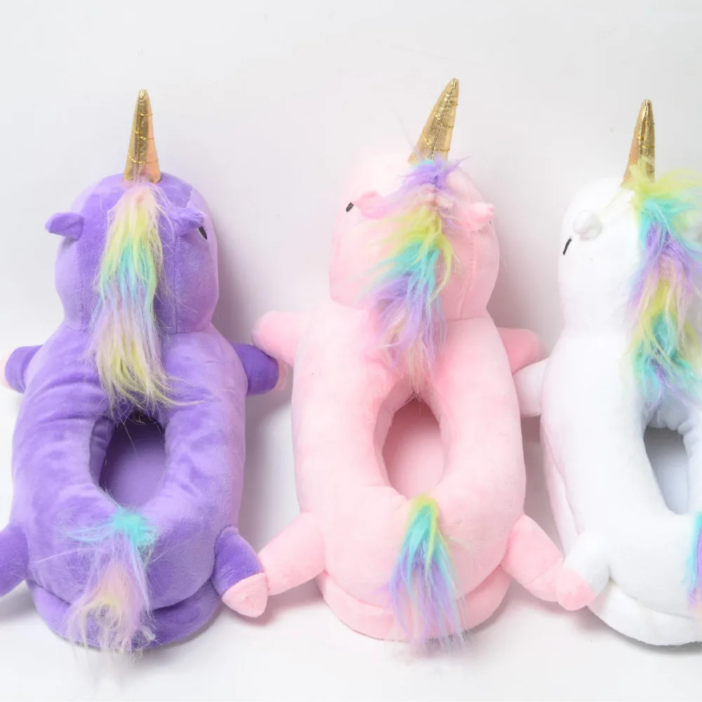 Модные шлепанцы с единорогом Pantufa Unicornio Соблазнительные женские Chausson Licorne Один