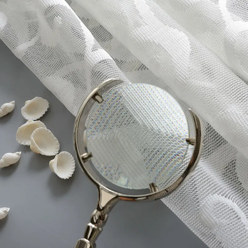 Высокое Качество Жаккардовые Тюль Занавески Для Гостиной Спальня Дети Скрининг