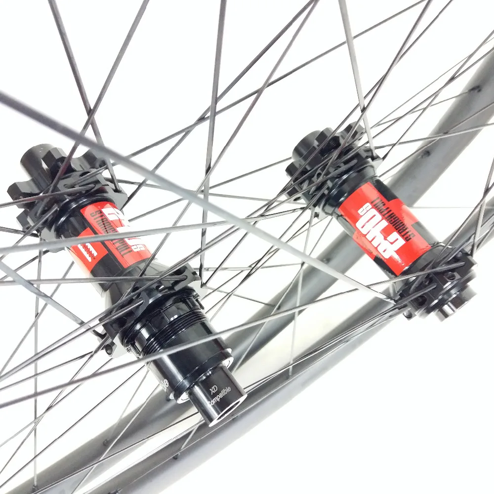 1360g 29er MTB XC 34 мм бескамерные высокопрочные Углеродные колеса 30 Глубокий прямой