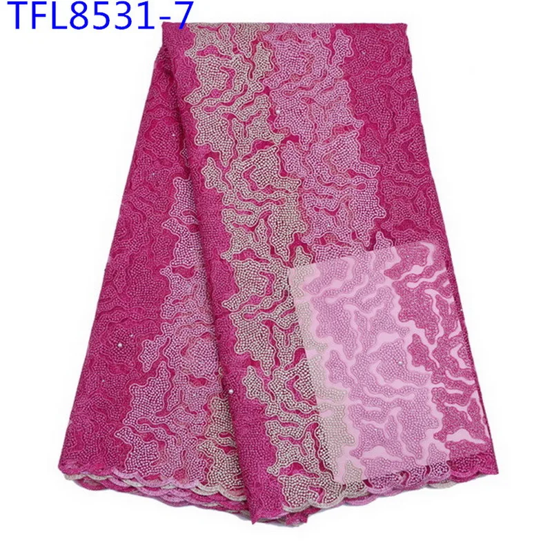 Purple Swiss fancy design Embroidered African French lace fabric High quality tulle for Wedding dress | Дом и сад