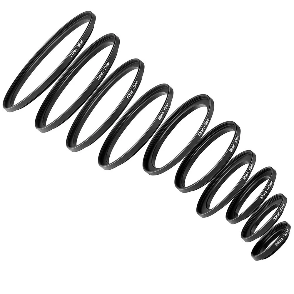 Just Now 58-55-52-49-46-43-37 Step-Down Ring Filter Adapter for Camera Lens Filters DSLR Camera(Over 50 Models Choose) | Электроника