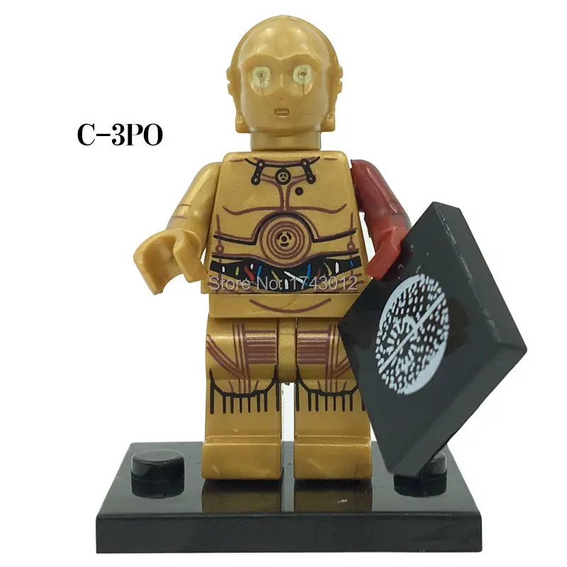 Фото 30 шт. C3PO C 3PO с красным левая рука Дарт Моул воин Ситхов Звездные войны
