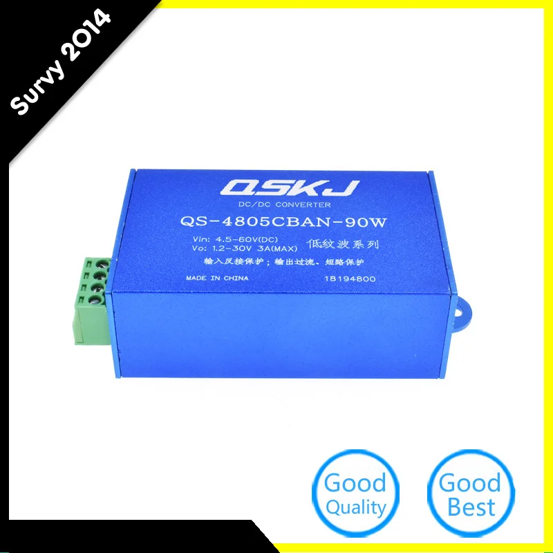 DC понижающий преобразователь 4 5 60V 12V постоянного тока до 1 25 30V 5V 90 Вт для выносной