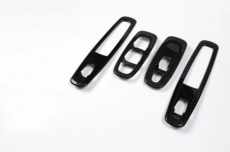 Автомобильный Стайлинг ABS chorme подлокотник дверь окно переключатель панель