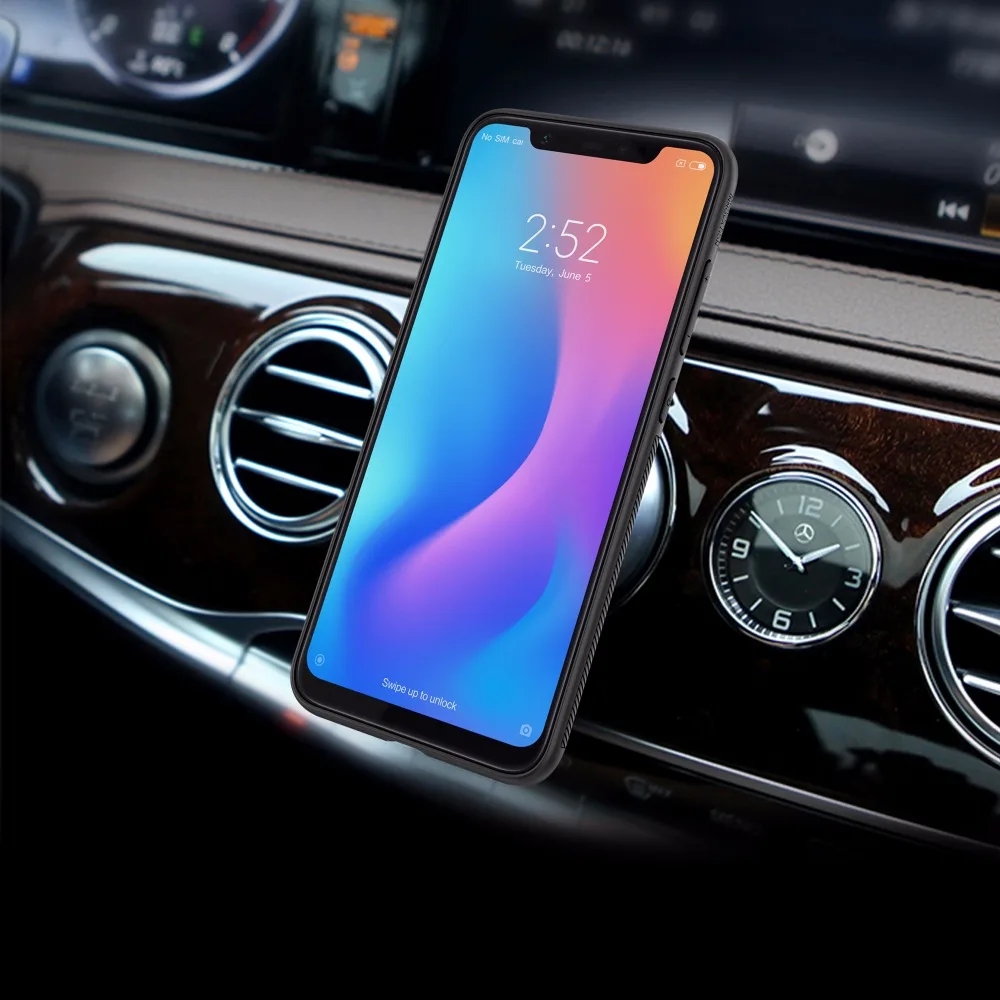 Чехол Nillkin из синтетического волокна для xiaomi mi 8 mi8 защитный чехол углеродного PP с