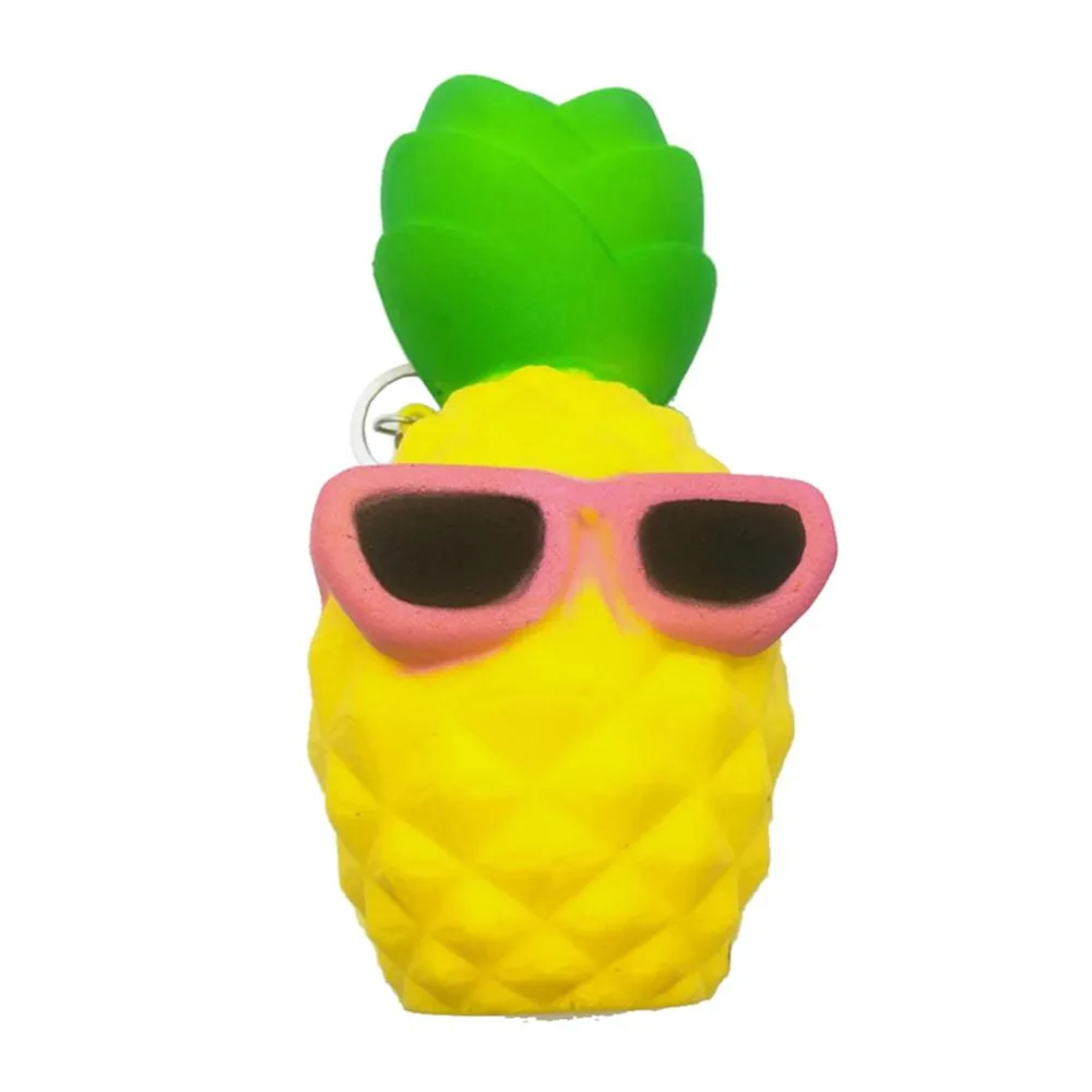 

Lovely Squishy Toy Pineapple Shape Slow Rising Relieves Anti-Stress Squishy Toy for Children Adults Anxiety Attention 2 Colors