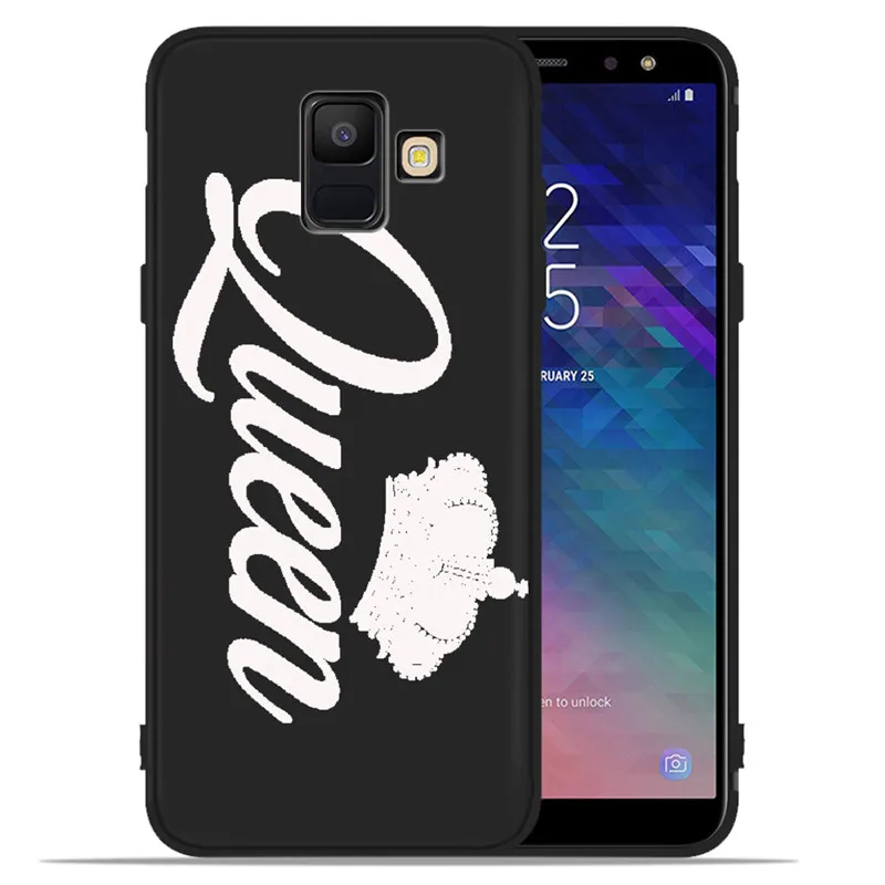 Король queen Корона "сделай сам" класса люкс для samsung Galaxy A9 A8 A7 A6 A5 A3 J3 J4 J5 J6 J8 плюс чехол для телефона чехол Чехол-футляр