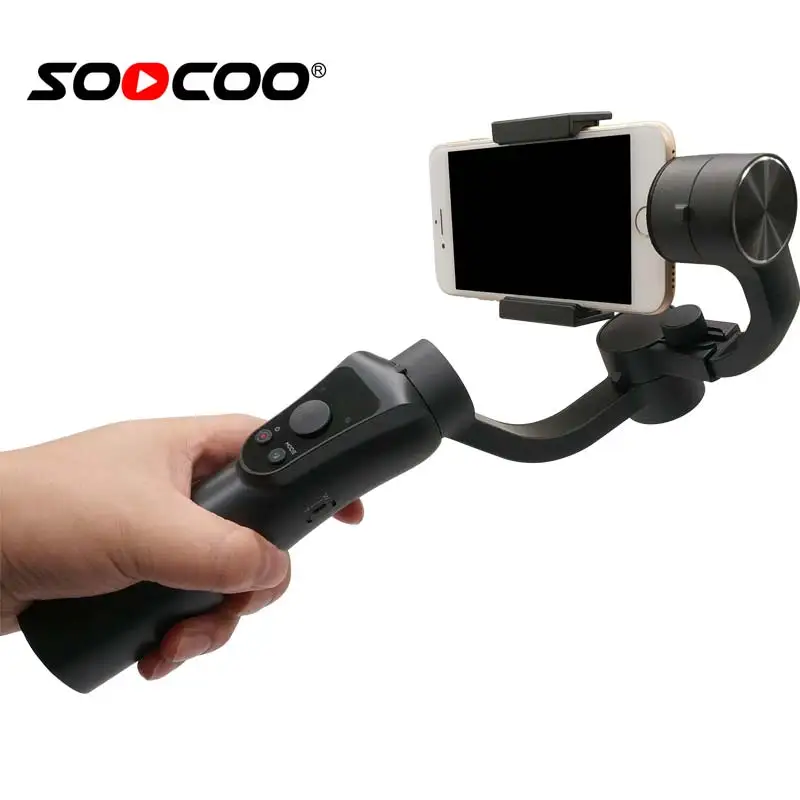 Устойчивая платформа SOOCOO 3-осевой стабилизированный ручной карданный удлинитель