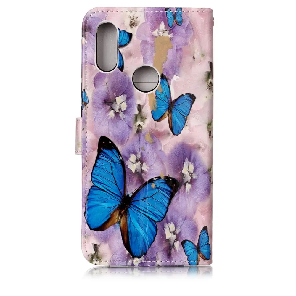 Кожаный чехол для Coque Xiaomi Redmi 7 Note 6 Pro книжка бумажник чехлы телефонов Funda Mi A2 Lite