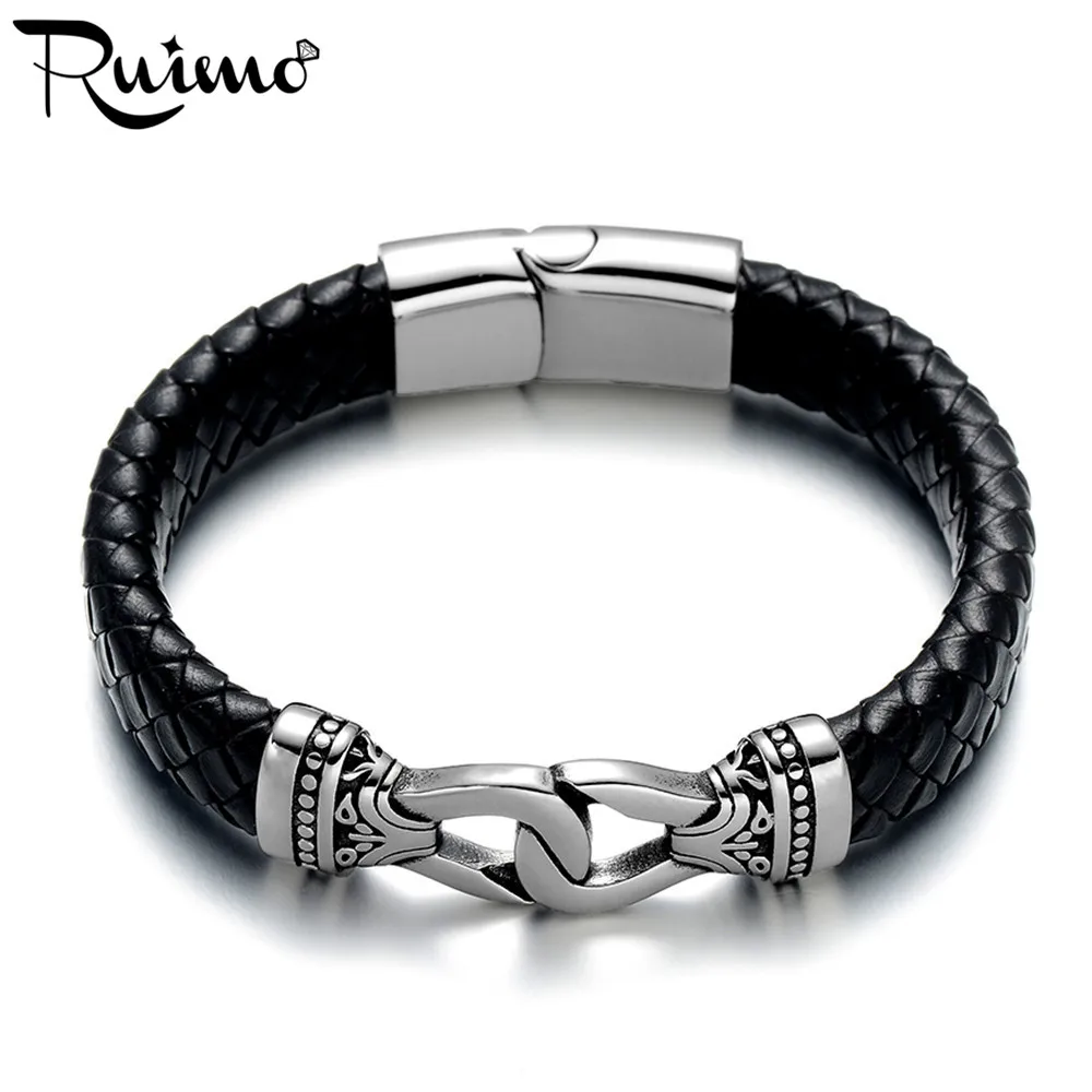 Соединители RUIMO из нержавеющей стали 316L для изготовления браслетов и ювелирных