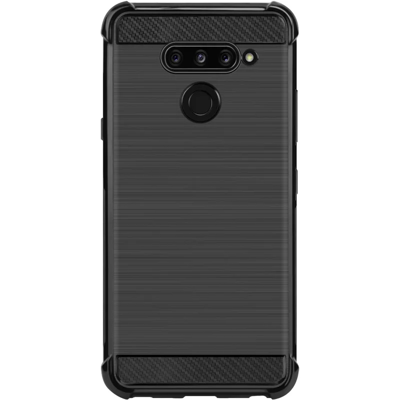 100 шт. для LG Q60 K50 K40 X4 2019 чехол Vega из углеродного волокна ударопрочный Conners мягкая