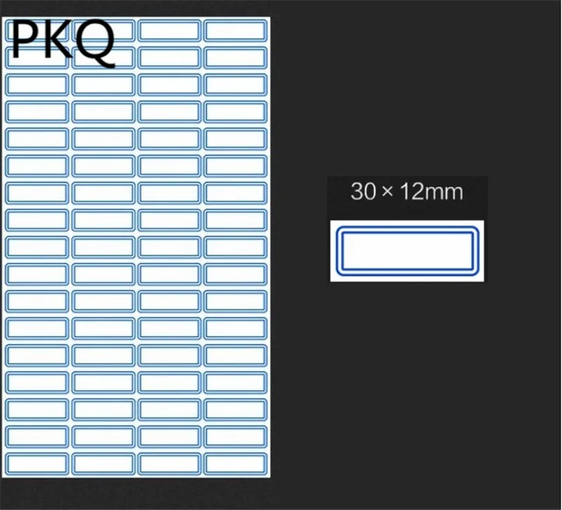 Маленькая самоклеящаяся наклейка 30x12 мм клейкая для канцелярских товаров