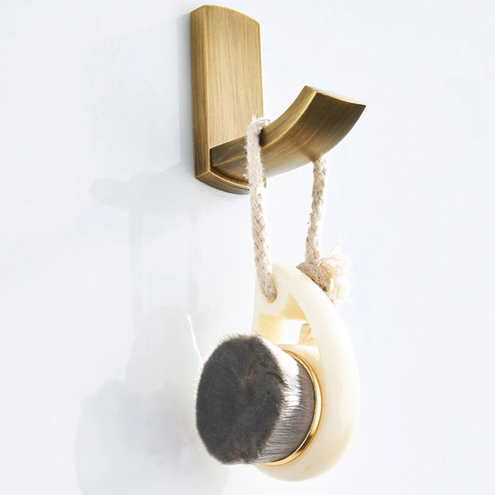 Латунный крючок для пальто сверхпрочный настенный покрытый полотенцем одежды