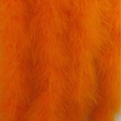 orange 1 шт. 2 ярдов/длина серый пушистый Боа Из Перьев Марабу перо boas с линии для рождественской вечеринки DIY аксессуары перо boas - Цвет: orange