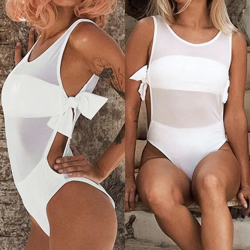 2018 Фирменная Новинка Для женщин сексуальный бикини с завязками пуш ап купальник