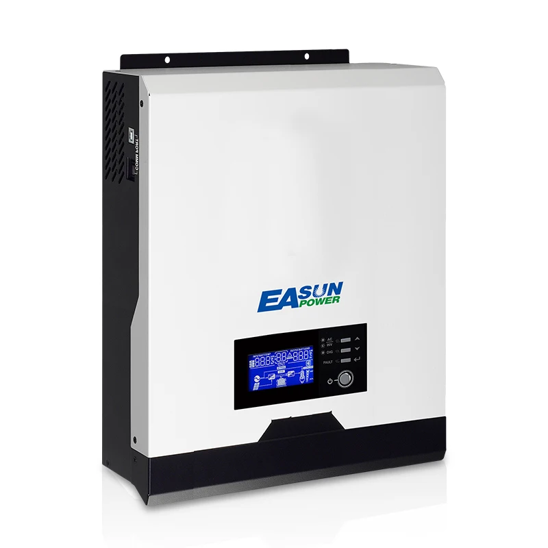 Источник питания Easun PWM солнечный инвертор 2400 Вт 24 В 220 В 50А PWM Чистая синусоида Инвертор 3 кВА 50 Гц решетки инвертор 25А зарядное устройство