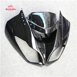 Upper Fairing Cowl ABS Инжекционный обтекатель КУЗОВ Набор для Kawasaki Ninja ZX6R ZX6-R 2009-2012 ZX636 ZX-6R 10 11 - Цвет: Upper Fairing Cowl
