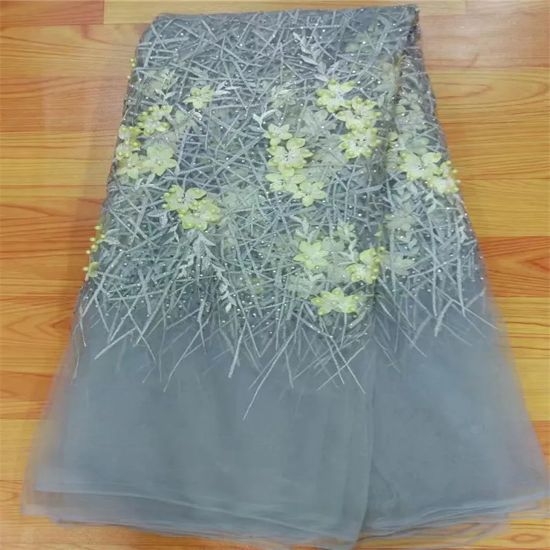 Швейные аксессуары блесток ткань Лидер продаж Швейцарский Кружево африканский