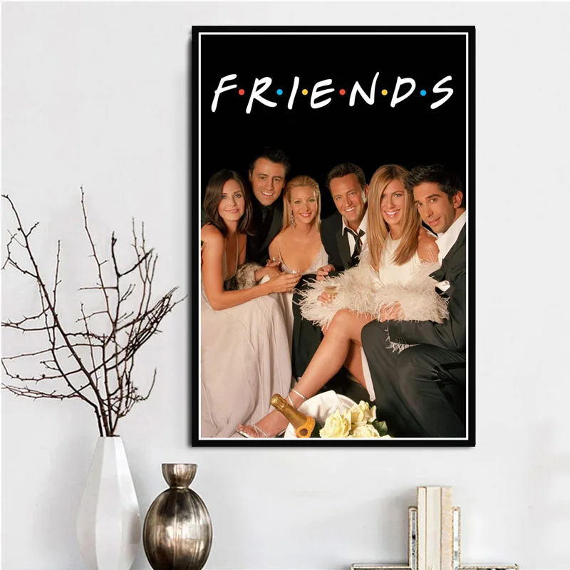Classic Bar Quote Friends USA TV Show Characters Poster Prints Wall Art Canvas Painting Picture For Living Room Home Decor | Дом и сад
