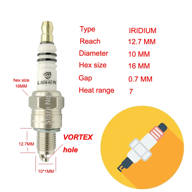 1 шт. уже INT иридиевая Свеча зажигания HIX-C7 для U22FSZU Z7G CR7HIX CR7HSA C7HSA CR7HGP IUF22 IUF20 J4520 90793-22114 CR6HSA C6HSA