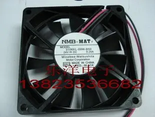 Охлаждающий вентилятор с шарикоподшипником для NMB America Praia 3106KL-09W-B50 8015 8 см 24 В |