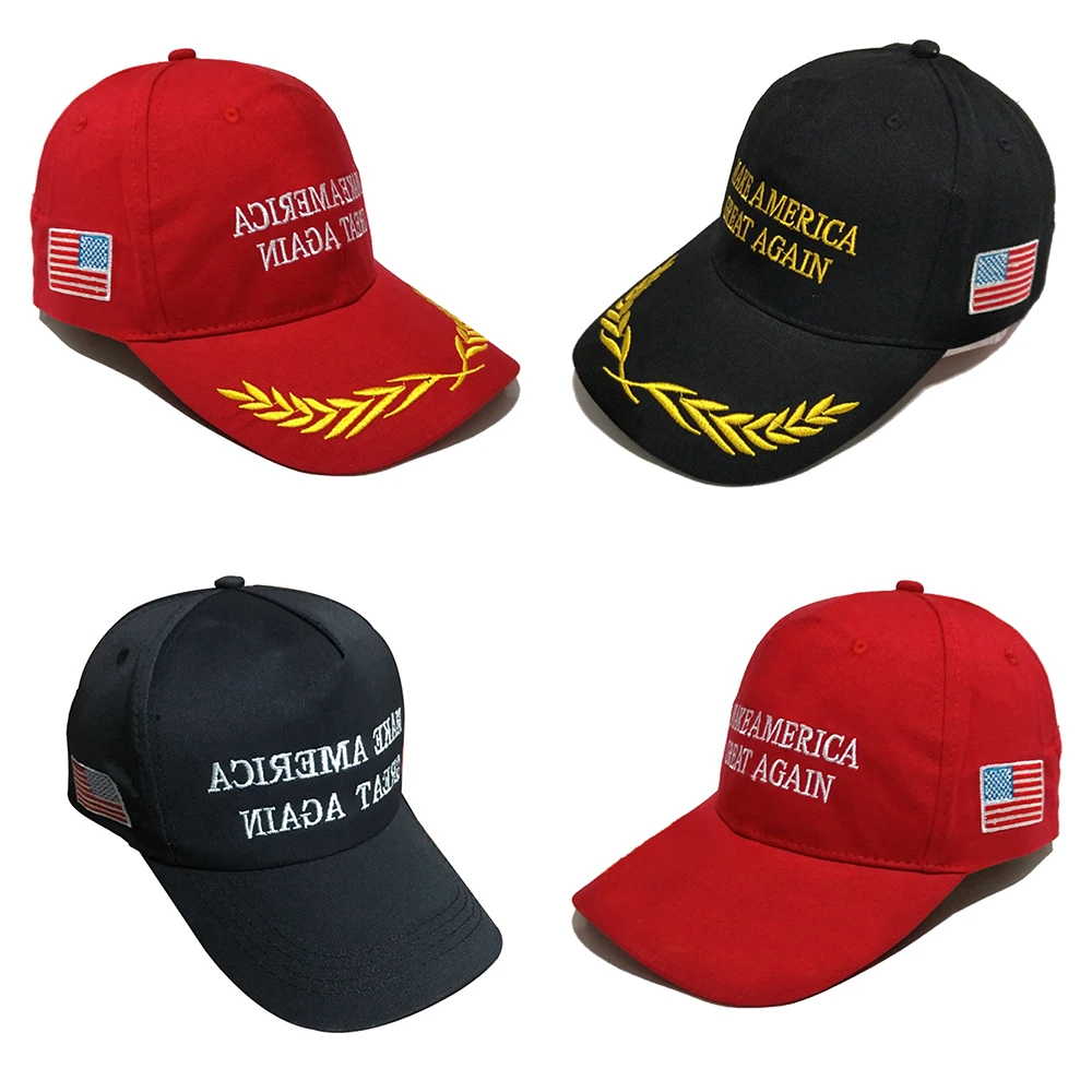 Сделать Америку большой снова шляпа мужская Унисекс Регулируемая письмо вышивка