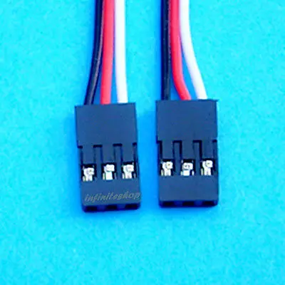 100 x 20cm 3Pin RC Servo Extension Cord Male to Plug Cable 26awg wire | Обустройство дома